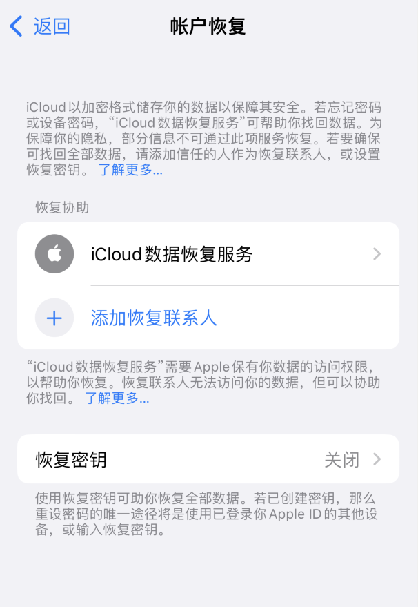 临澧苹果维修如何避免被他人利用该密钥锁定AppleID帐户 